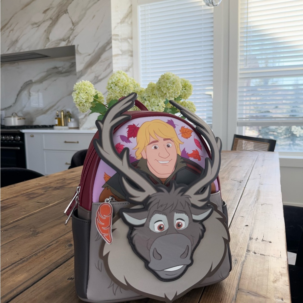 Loungefly Mini Backpack Sven and Kristoff (NWT) 🥕